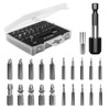 Housolution Drill Bit Set, 22-Piece Set, Slotted Screw Removal Bit,