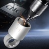 KPALAG Stainless Steel Spare Wheel Handle CNC Spare Tire Socket