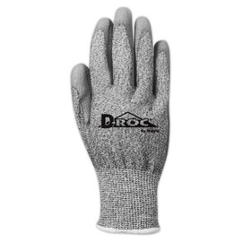 MAGID D-ROC ANSI A2 13-Gauge Hyperon Polyurethane Coated Work Gloves, 12 Pairs, Size 9/Large, GPD510
