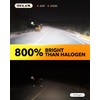 OXILAM 9005 LED Light Bulb, 800% Brighter Ultra-Bright Ultra-Bright, 3
