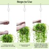 ZUZUAN 3 Pcs Upgraded Heavy Duty Retractable Plant Hanger,Plant Pulleys