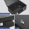 IUZIT Fireproof Document Box with Key Lock, Fire Resistant Safe
