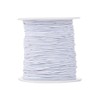 1mm White Elastic Cord Beading Thread Stretch String for Bracelet
