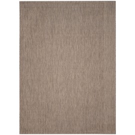 SAFAVIEH Courtyard Collection Area Rug - 9' x 12', Brown & Beige, Non-Shedding & Easy Care, Indoor/Outdoor & Washable-Ideal for Patio, Backyard, Mudroom (CY8022-36321)