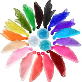 Wonwood_direct Wonwood_direct 20 Stück Square Jongliertücher Tanz Tücher Bunte Chiffontücher Bunte Tücher in 20 Farben 60x60cm Performance Schals für Kindergarten Kinder Party-Aktivitäten Zubehör Dekoration