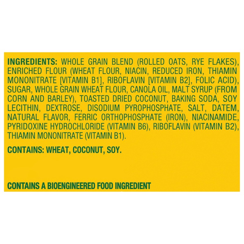 belVita Toasted Coconut Breakfast Biscuits, 30 Total Packs, 6 Boxes