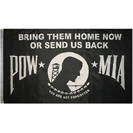 Trade Winds 3x5 POW MIA Powmia Bring Them Home Now or Send Us Back Flag 3'x5' House Banner Fade Resistant Premium