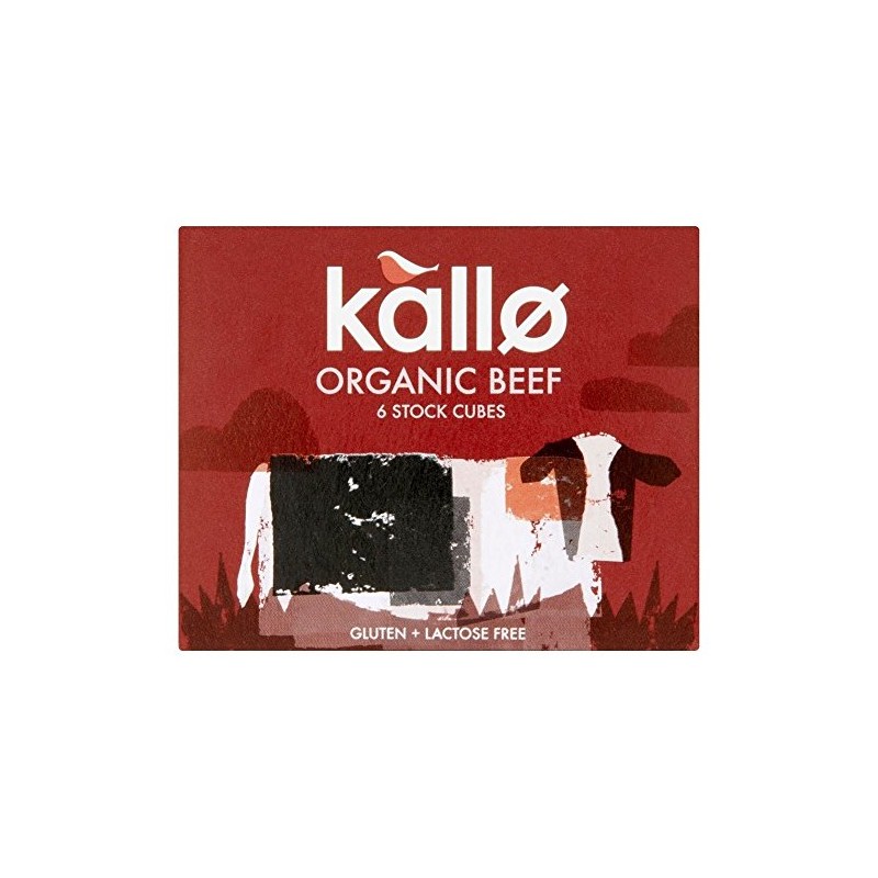 Kallo Organic Beef Stock Cubes (6x11g)