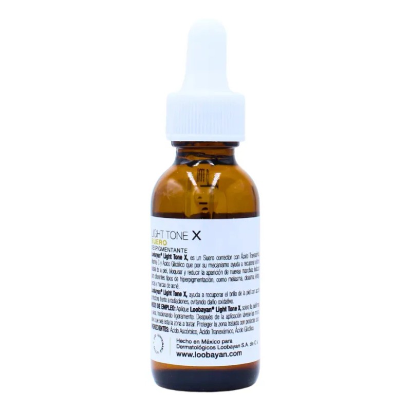 Loobayan Light Tone X Suero Despigmentante 30ml Ácido Tranexámico Vitamina