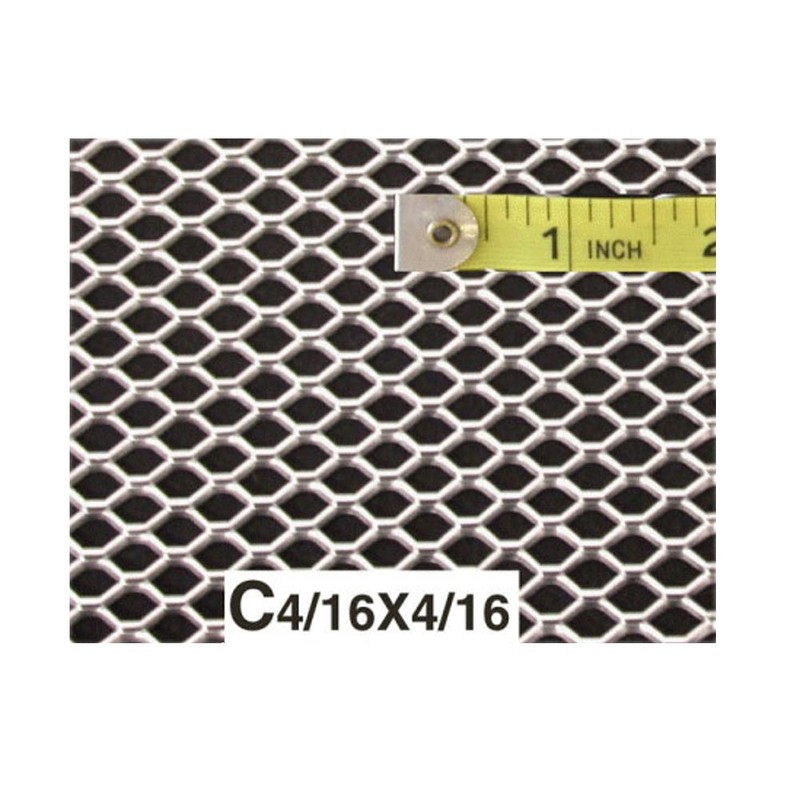 Aluminum Body Kit Mesh Grille 12"48" Mesh C Hexigon Shape