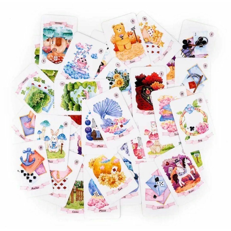 Dream Le Norman Cards, Cute Rabbit Design, Pack of 36,
