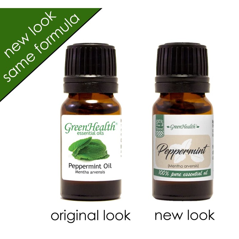 GreenHealth Japanese Peppermint Essential Oil – 10 ml Amber Glass