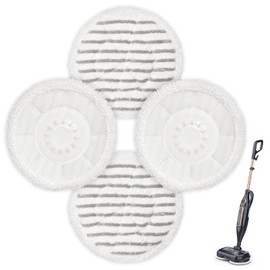 Jikefa 4PCS Steam Mop Pads Compatible with Shark Steam Mop S6002UK, S7201UK