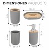 Accesorios para Baño Juego de 4 Accesorios De Baño, Dispensador