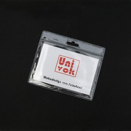 100 x Clear Business Card ID Card Holder Card Holder ID Card Holder ID Card Holder Business Card Holder