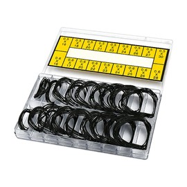 About 180 Pcs O Ring Watch Gasket Rubber Seal Kit Assorted Size Watch Gaskets Watches Back Cover Seal Gaskets Watches Repairing Accessories for Watchmakers