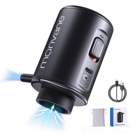 Pompa ad Aria Elettrica Portatile, 800 mAh per Sacchetti Sottovuoto, MONVANE Pompa a Vuoto ad Alta Efficienza, Ricarica di Type-C
