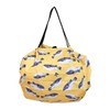 Shupatto Itoya Compact Bag M, Yellow, Navy