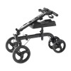 Knee Scooter Carbon Steel Folding Knee Walker Recovery Scooter 300LB