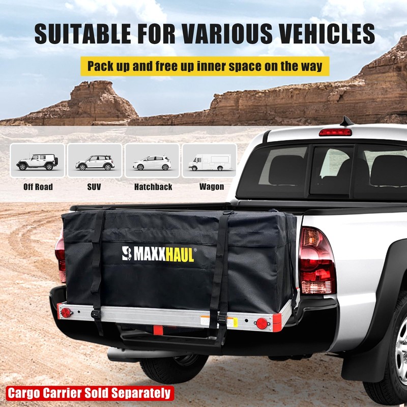 MaxxHaul 70209 Soft Shell Cargo Carrier Bag for Hitch Mount