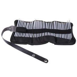 Paint Brush Holder 36/48 Hole Roll Up Case Bag Roll Up Drawing Pen Pouch Artist Paint Pen Holder Artist Paint Brush Organizers for Artist Pen Brush(36pcs)