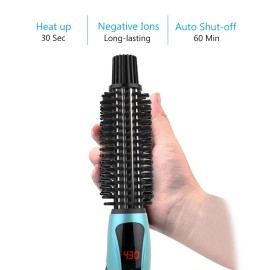 Phoebe Curling Iron, Dual Voltage Travel 1 Inch Ceramic Tourmaline Ion