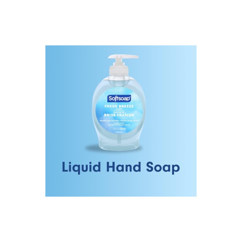 Softsoap Liquid Hand Soap, Fresh Breeze - 7.5 fluid Ounce