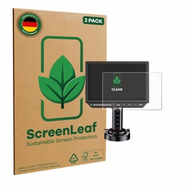 ScreenLeaf (Pack of 2 protective films for Tomlov TM4K-4K FLEX [sustainable screen protector, film, transparent, scratch-resistant]