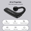 Open Ear Headphones Bluetooth Single Bone Conduction Wireless Earbuds with