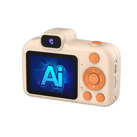 ARNSSIEN AI Kids Camera for Toddlers with AI Object Recognition, Image & Chat, 2.4 Inch Digital Camera for Kids Ages 3-8, Educational Toy Sparks Curiosity & Creativity, Christmas Birthday Gift,AI01