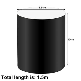 ACTOYS PVC Underwater Tape Pool Pond, Insulation Tape, Black, 10 cm x 1.5 m, Waterproof Tape, Repair Tape, Waterproof Self-Welding, Underwater Tape, Sealing Tape