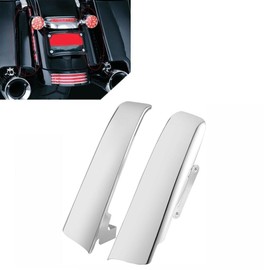VPZMT Motorcycle Saddlebag Rear Fender Filler Strips Fits for 2014-2022 Harley Touring, Road King, Road Glide, Electra Glide, Ultra Limited (Chrome)