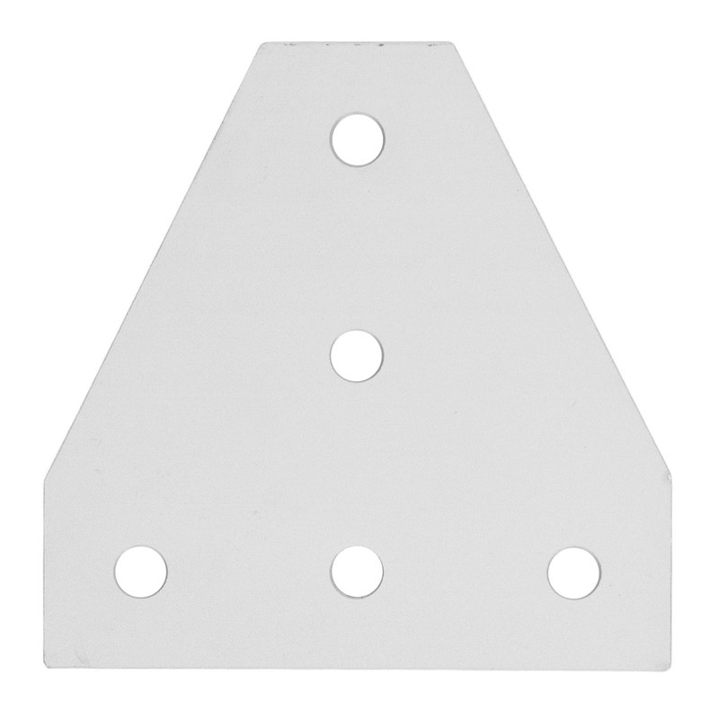 5Pcs Tie Plate 5 Holes Aluminum Robust Reinforced Connecting Mending