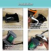 MKBKLLJY Inline Cord Box Waterproof Switch 1-Way Junction Box PG9