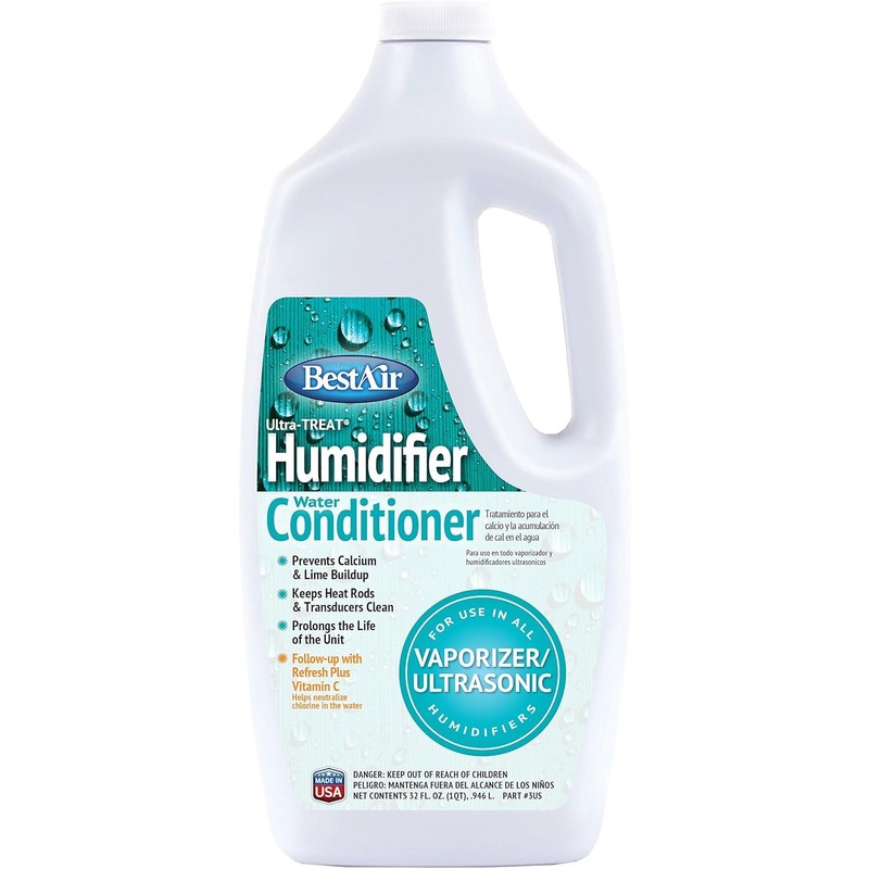 BestAir 3US UltraTreat Vaporizer/Ultrasonic Humidifier Water & Scale Treatment, 32