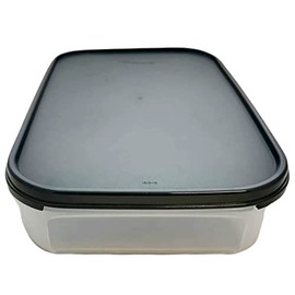Tupperware Eidgenosse 2.0 L Black Rectangular Compact Container Storage Modular Container Fresh Food Storage Containers