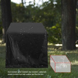 Waterproof Furniture Covers, Rectangular Sofa Table Chair Covers, Weatherproof, Protective Outdoor Patios, Backyards(C)