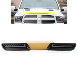 ECAHAYAKU LED Hood Light Fit For 2010-2022 Dodge Ram 1500 LED Fog Light DRL With Amber Turn Signal Engine Cover Decoration Running Lights