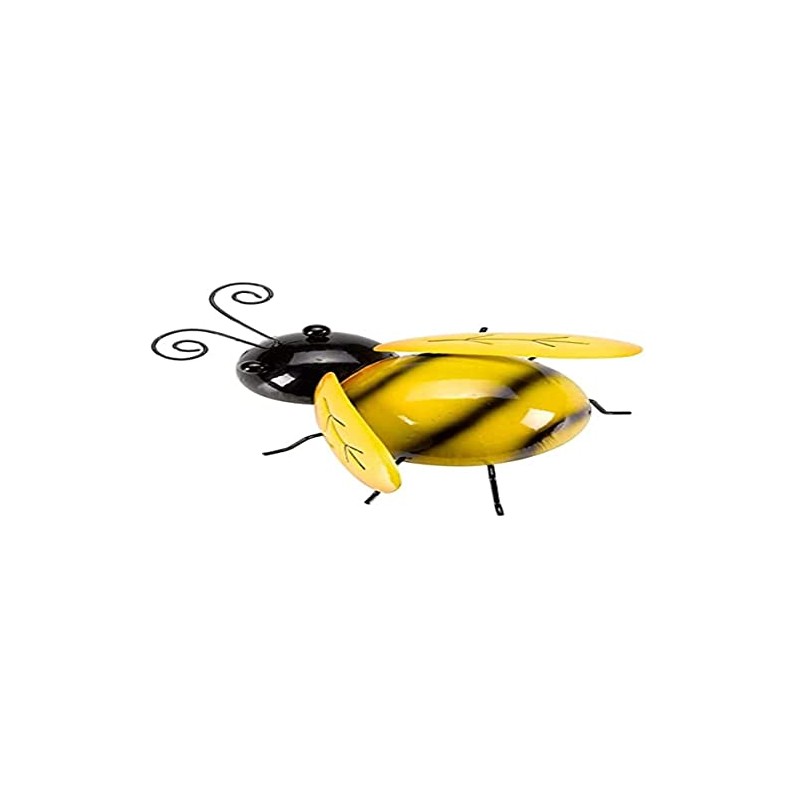 SMART SOLAR 5032004 Hanging Bee 16 cm, Yellow