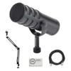 Samson Q9x Dynamic Broadcast Microphone Bundled with XLR Cable +