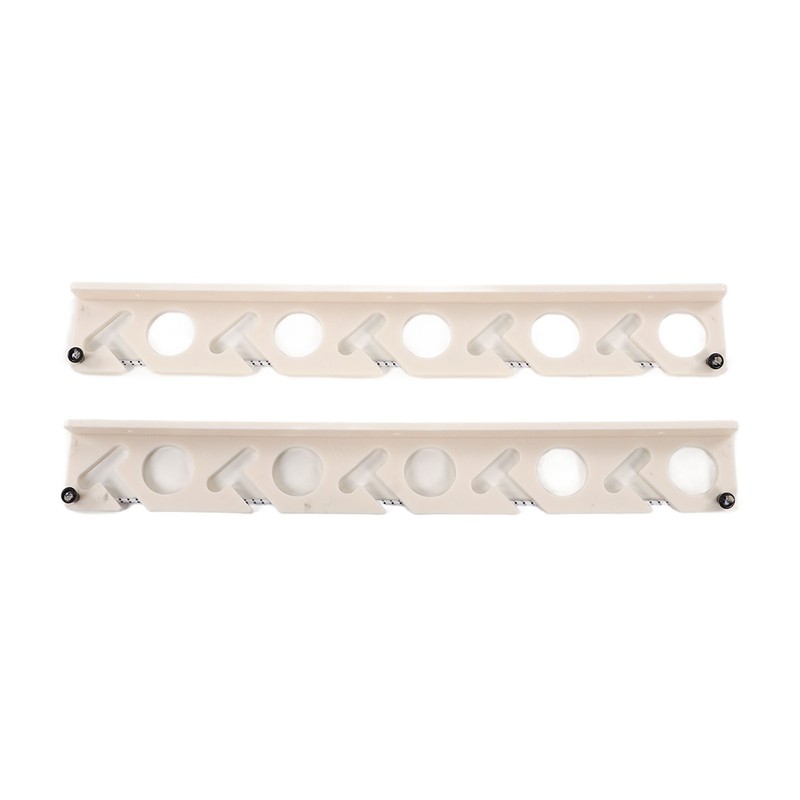 Fishing Rod Holder Wall Mounted Strong Durable ABS 10 Rods