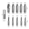 Treki 22 Pieces Damaged Screw Extractor Professional Left Extractor, HSS