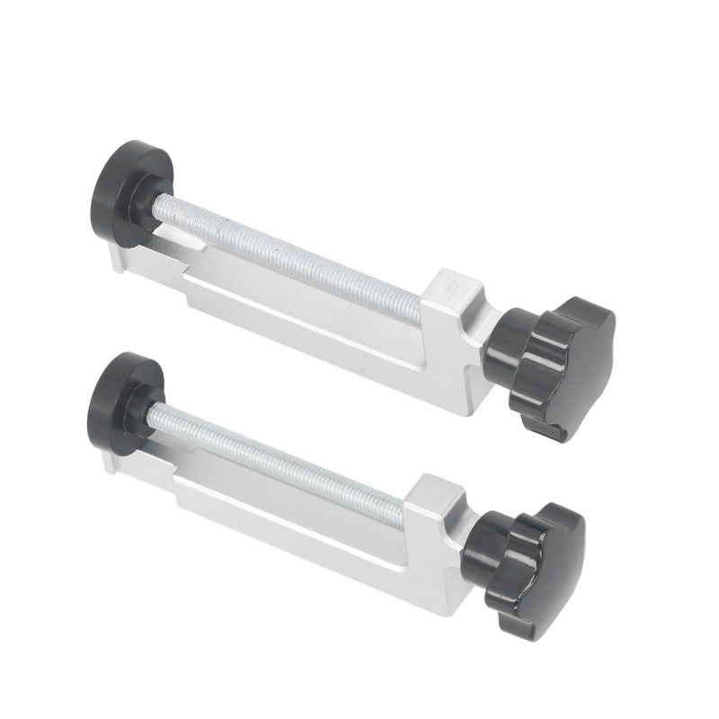 2Pcs Woodworking Fence Clamp Aluminum Alloy Multifunctional Woodworking Fence Fixing