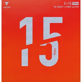 Victas MAX 200120 Table Tennis Rubber Fine Adhesive High Energy Voltage V>15 Sticky Black