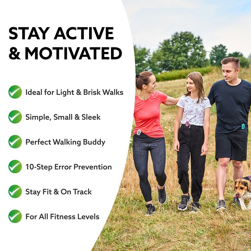 3DFitBud Simple Step Counter Walking 3D Pedometer from 3DActive with