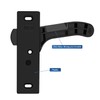 Safoner Metal RV Screen Door Latch Kit, Right Hand Handle
