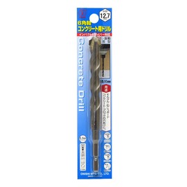 Onishi Kogyo Hexagonal Shaft Concrete Drill (NO.24) 0.5 inches (12.7 mm) (Metal/Metal)