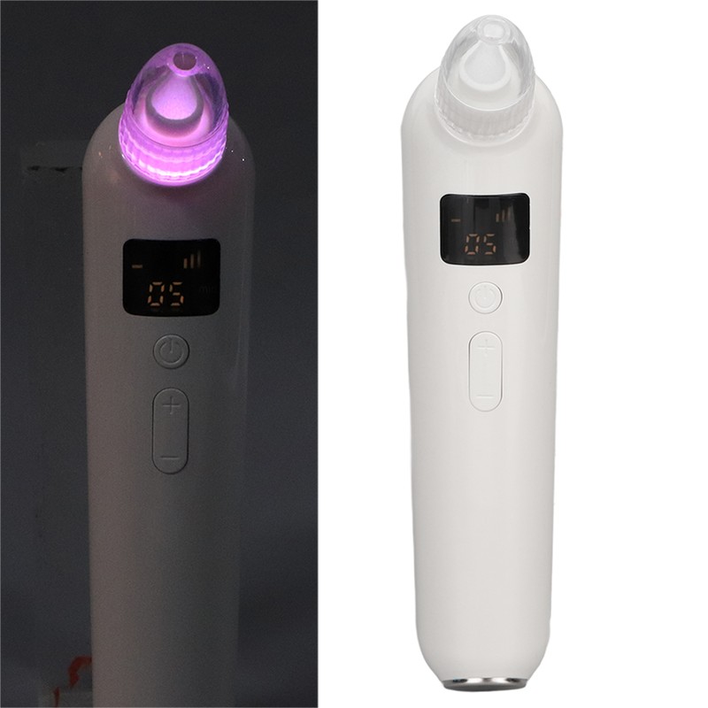Electric Blackhead Remover USB Rechargeable Hot Compress LED Screen 5