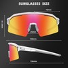 sunbowglint Polarized Sports Sunglasses for Men Women Unbreakable TR90 Frame