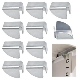 15 PCS Shelf Clips Bracket Replacement for Garage Cabinet, Removable Metal Shelf Support Clips Attachment Easy Install